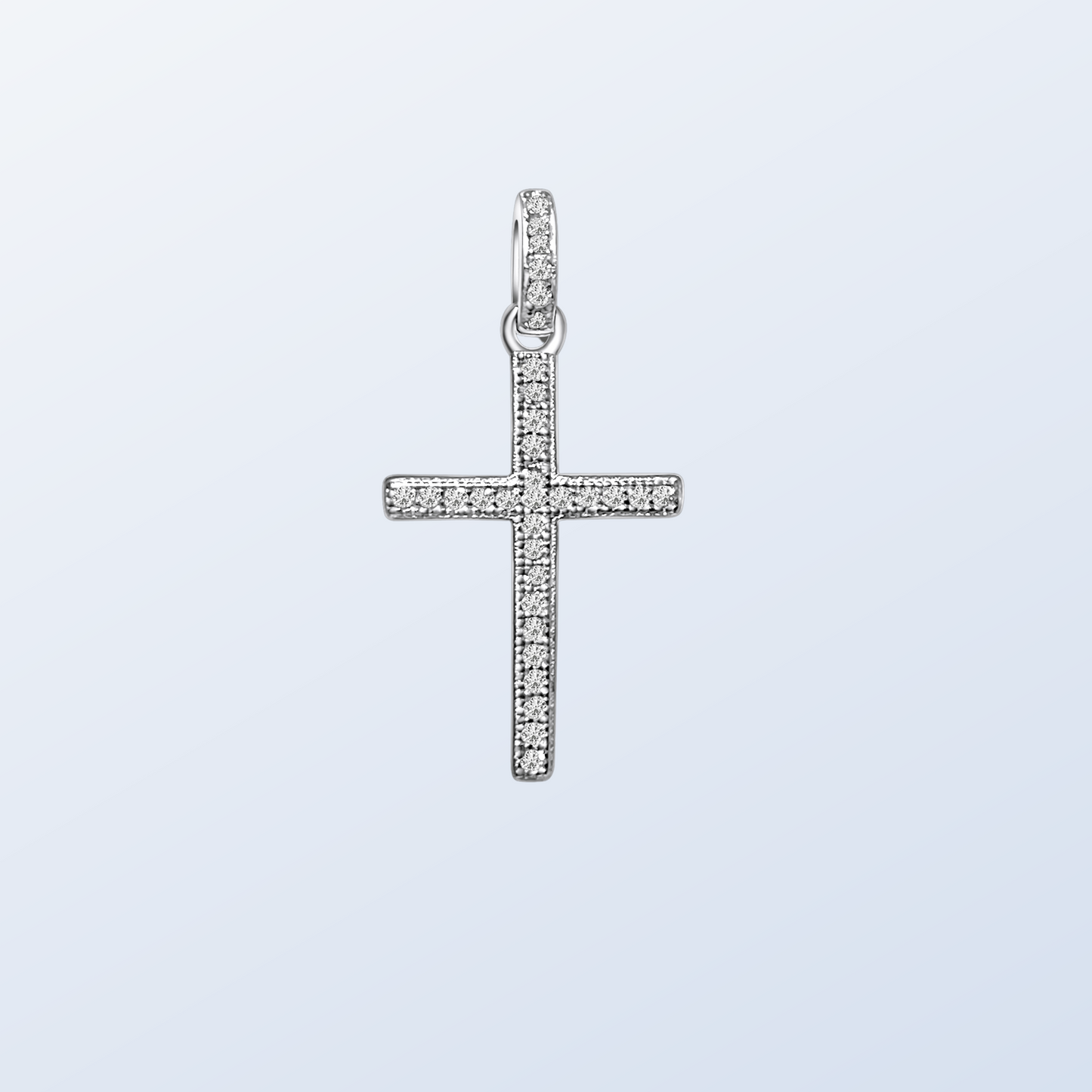 The Sterling Cross with Cubic Zirconia