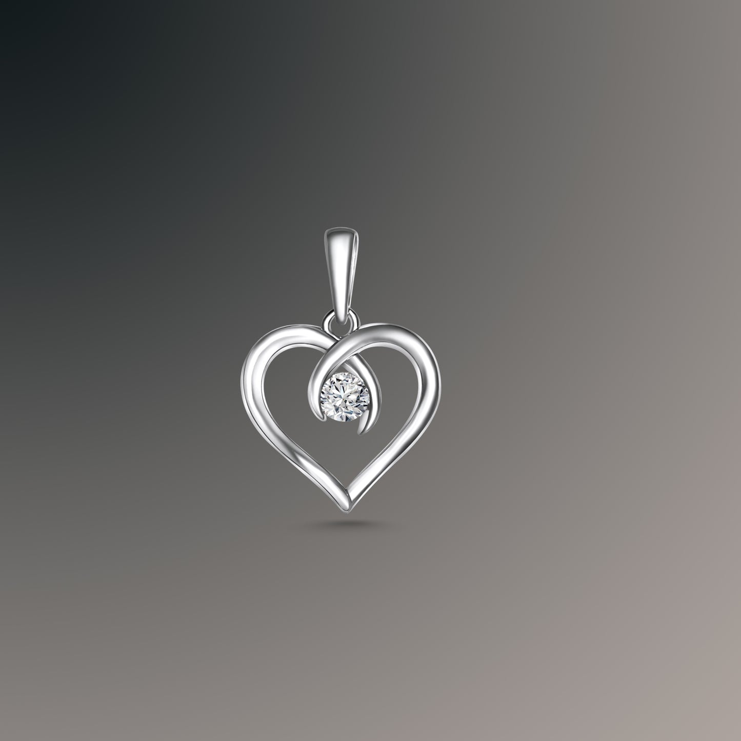Elegant Heart With Pearl