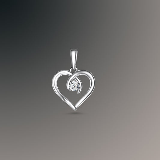 Elegant Heart With Pearl